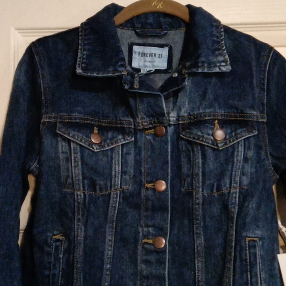NWT Forever 21 Denim Jacket - Picture 2 of 6